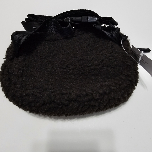 Athleta All About Shearling Belt Bag Brown - Picture 3 of 5